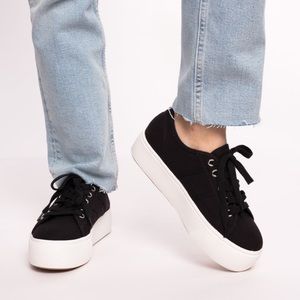 Steve Madden Emmi Platform Sneaker 8 1/2 black